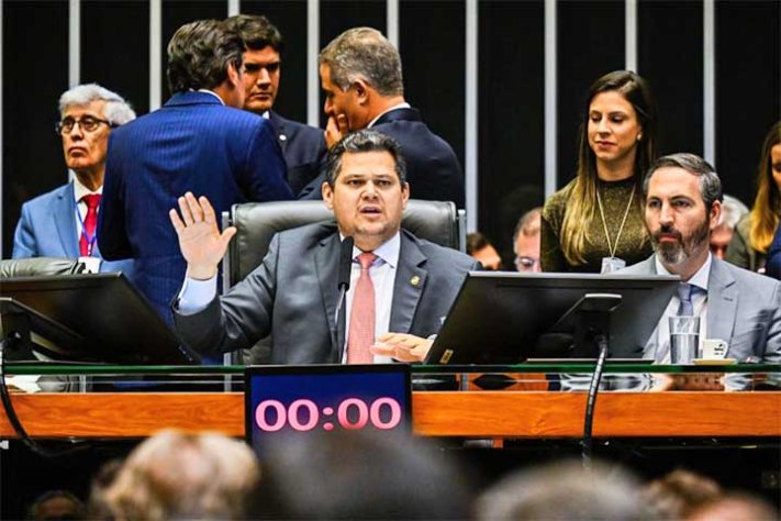 Hugo Motta e Davi Alcolumbre - os presidentes da Câmara dos Deputados e do Senado