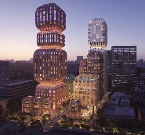 Novo empreendimento em Bangkok foi inspirado nas tradicionais lanternas tailandesas — Divulgação/Heatherwick Studio/Devisual