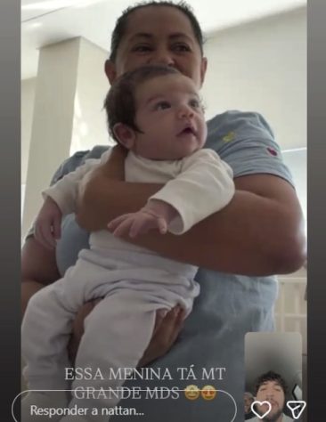 Zuza Helena, filha de Rafa Kalimann e Nattan - Reprodução/Redes Sociais