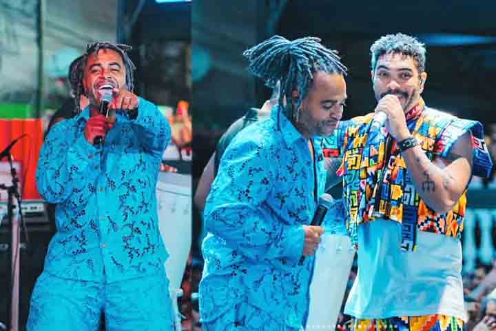 <p>O Ara Ketu mistura axé, samba-reggae e pagode baiano, criando uma sonoridade única. Essa fusão de ritmos traduz a diversidade cultural da Bahia e conecta tradição e modernidade. O resultado é uma música vibrante, que convida à dança e celebra a vida.</p>
