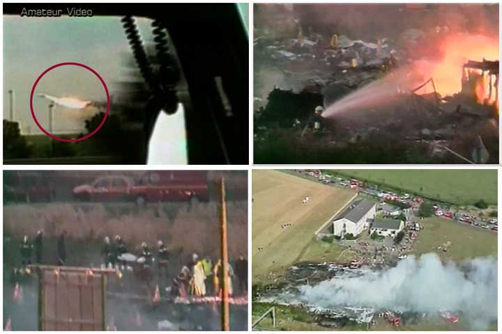 O rompimento de um pneu que estourou e perfurou um tanque de combustível resultou em um incêndio e na perda total de controle da aeronave, matando todas as 109 pessoas a bordo e mais quatro no solo. 