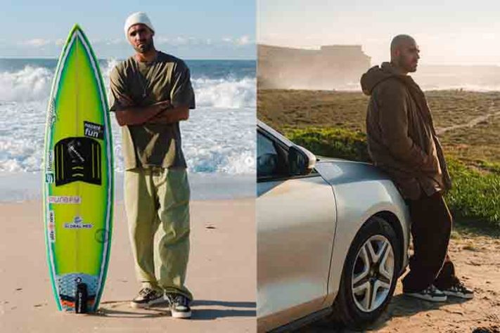 Praia de Nazaré, em Portugal