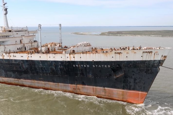 Navio SS United States – Reprodução/YouTube