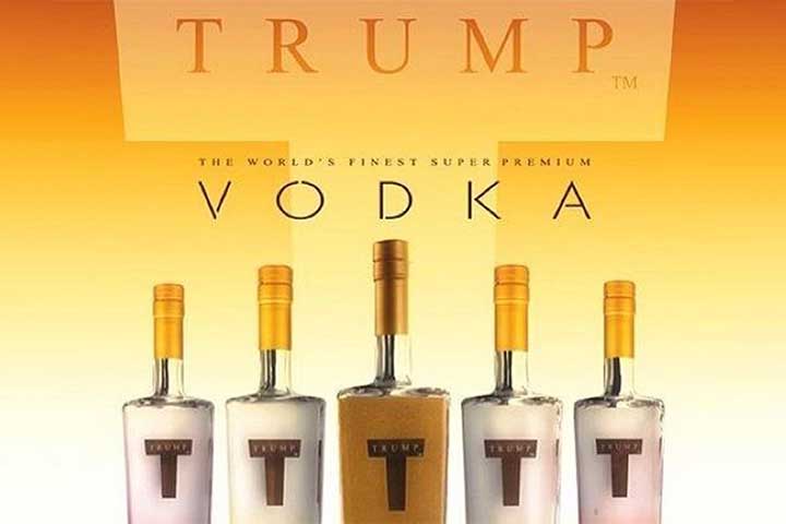 Revista, bebidas, pÃ­zza e steaks foram alguns dos ramos em que o atual presidente americano investiu, sempre batizando os empreendimentos com seu nome, como Trump Vodka, Trump Cafe e Trump Grill.