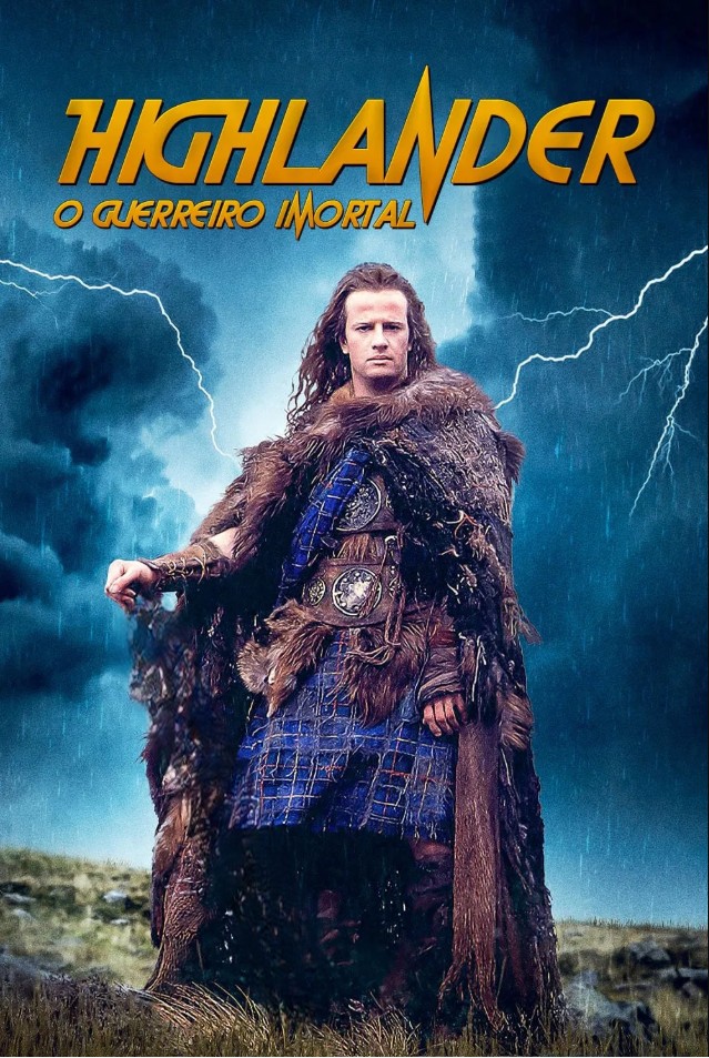 Highlander, o Guerreiro Imortal – Dirigido por Russell Mulcahy, o filme apresenta Connor MacLeod, um guerreiro imortal envolvido em uma batalha secular na qual apenas um pode sobreviver. Marcado pela trilha sonora da banda Queen, com músicas como “Who Wants to Live Forever”. O sucesso deu origem a uma franquia com diversas sequências e séries de TV, além de um remake atualmente em desenvolvimento, estrelado por Henry Cavill.