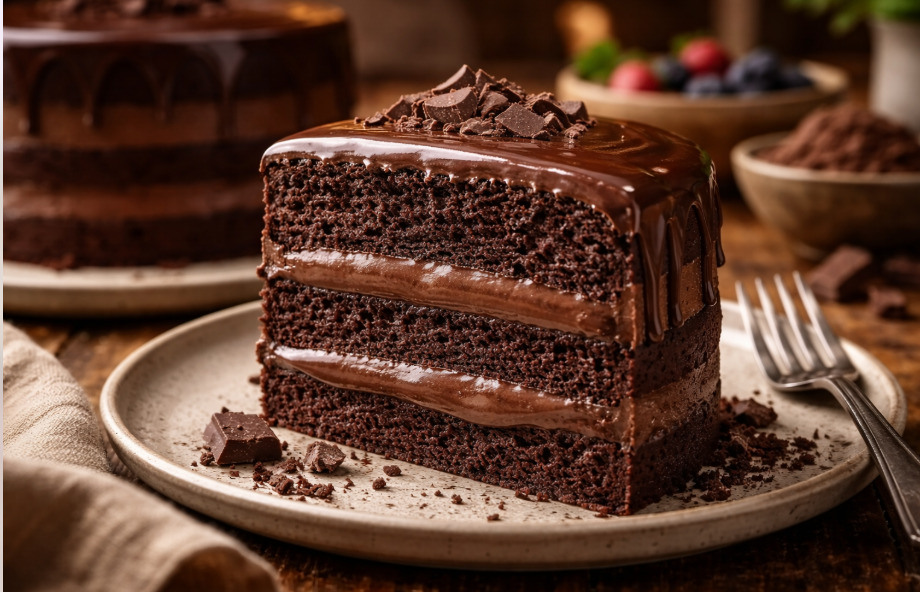 <p>Como recheio, a ganache é muito usada em bolos e tortas. Ela cria camadas macias, mantém a umidade da massa e intensifica o sabor.</p>
