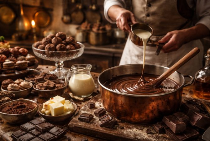 Ganache: o creme simples que transforma qualquer sobremesa