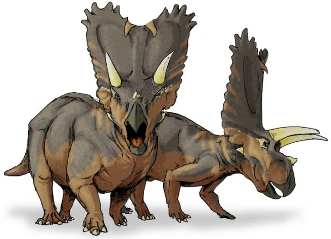 Dinossauro, triceratops – Domínio Público