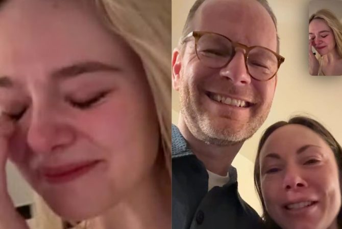 Elle Fanning se emociona ao receber sua primeira indicação ao Oscar