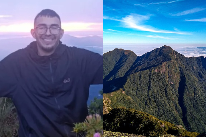 Roberto Farias Tomaz, Jovem que sumiu no Pico Paraná é encontrado vivo após cinco dias desaparecido - Montagem/Reprodução Instagram/Wikimedia Commons