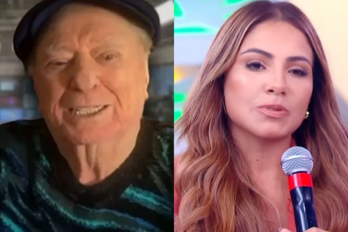 Raul Gil e Gabriela Rocha – Montagem/Reprodução/SBT