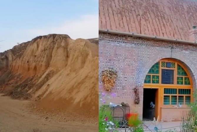 Tem até horta! Homem compra montanha e transforma em casa estruturada na China