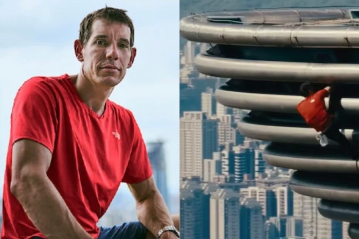 Alpinista Alex Honnold escala prédio Taipei 101 em evento ao vivo transmitido pela Netflix – Divulgação/Netflix