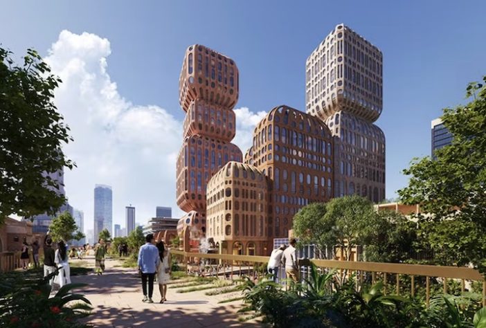 Novo empreendimento em Bangkok foi inspirado nas tradicionais lanternas tailandesas — Divulgação/Heatherwick Studio/Devisual