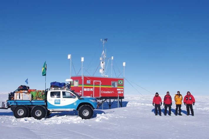 Laboratório brasileiro Criosfera 1 é referência global nas pesquisas de interação do clima na Antártica | Flickr - Marinha do Brasil