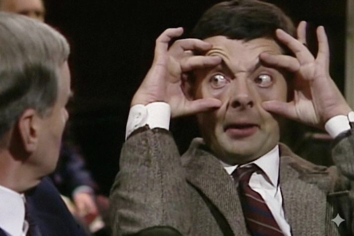 Rowan Atkinson como Mr. Bean – Reprodução
