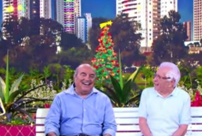 IA faz emocionante “encontro” dos Nóbrega em “A Praça é Nossa”: Filho de 89 anos “interage” com pai, morto em 1976