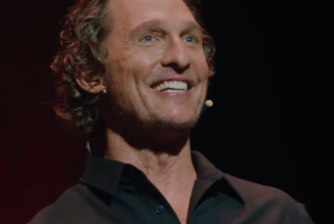 Matthew McConaughey registra imagem e voz para se proteger da inteligência artificial