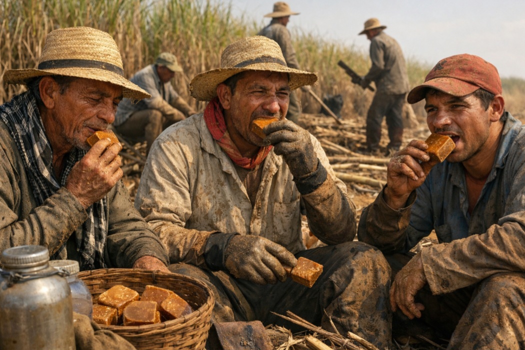 <p>Por isso, historicamente, foi muito consumida por trabalhadores do campo, ajudando a repor calorias em jornadas longas e fisicamente exigentes</p>

