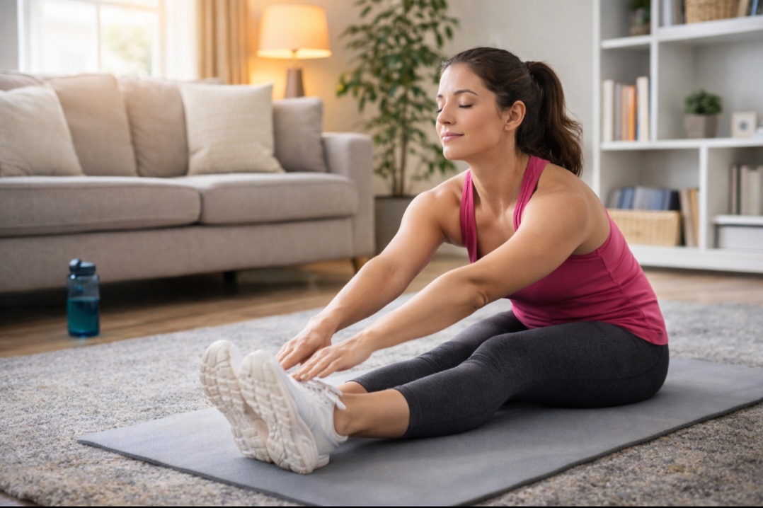 <p>Alongar-se diariamente, mesmo por poucos minutos, já traz benefícios. Não é necessário um ambiente específico, apenas atenção e constância.</p>
