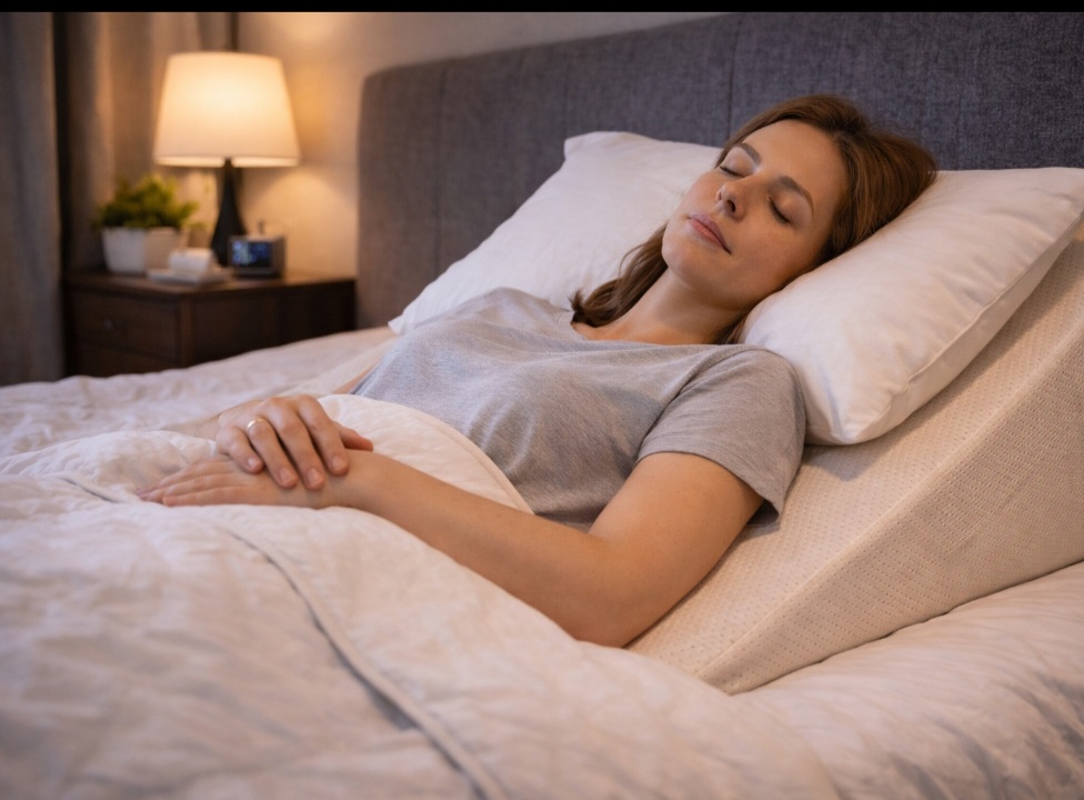 <p>Pessoas com refluxo podem se beneficiar de travesseiros mais altos ou inclinados. Eles ajudam a manter a cabeça elevada durante o sono.</p>
