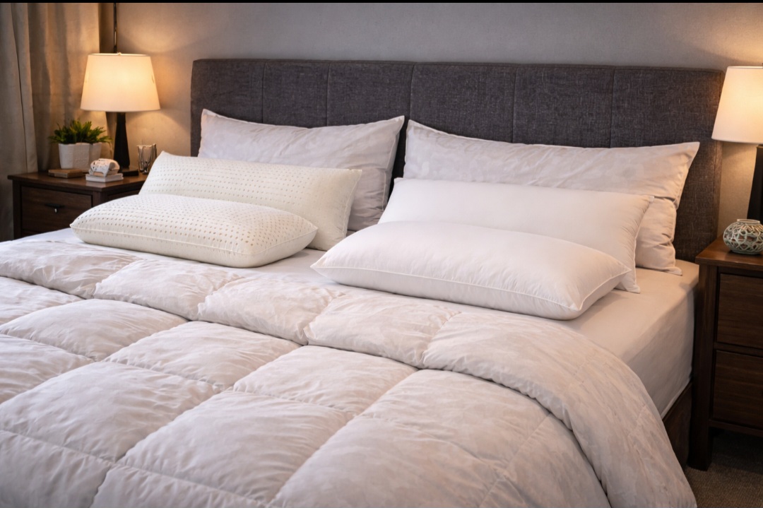 <p>Travesseiros de fibra sintética são leves, laváveis e hipoalergênicos. São indicados para quem busca praticidade e fácil higienização no dia a dia.</p>
