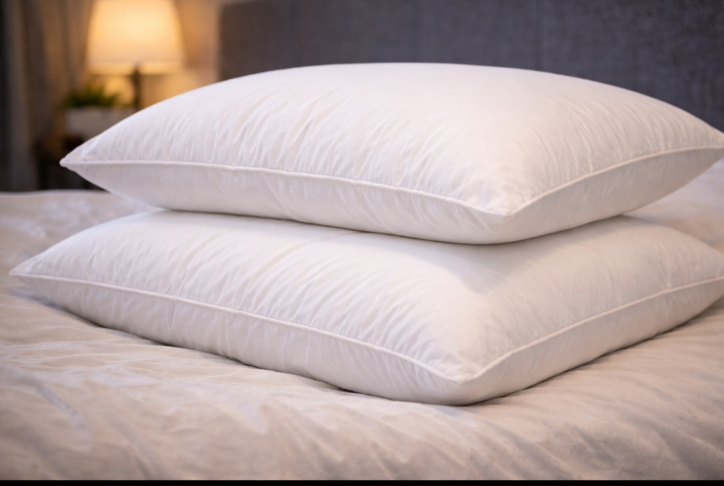 <p>Os travesseiros de pena ou pluma oferecem toque macio e alta adaptação. Funcionam bem para quem dorme de costas, mas exigem manutenção constante.</p>
