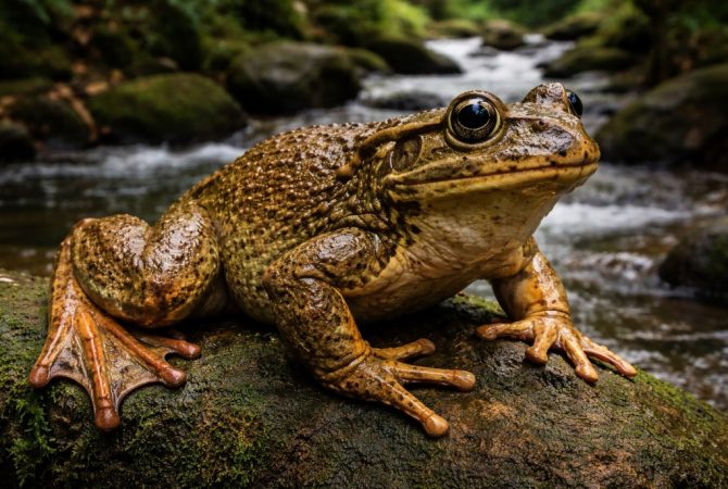 Rã-golias: conheça o maior anfíbio vivo do planeta e por que ele está ameaçado