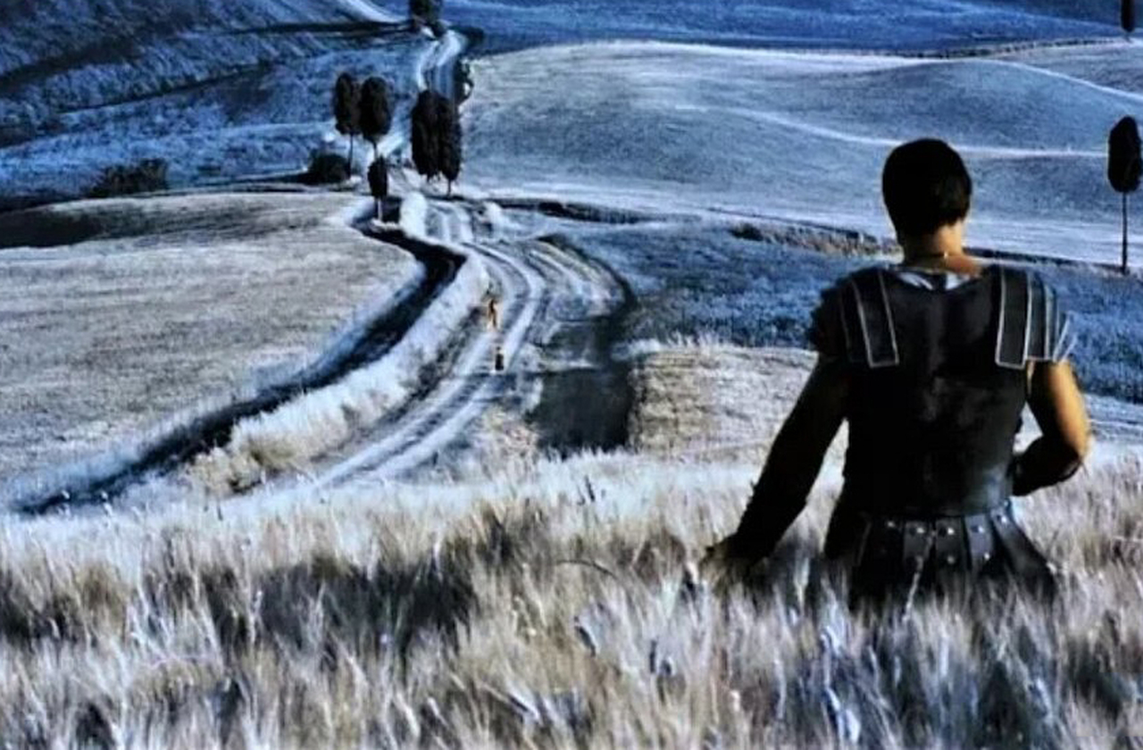 <p>A paisagem do Vale de Orcia inspirou artistas renascentistas, como os da escola sienesa. Mais tarde, fotógrafos e cineastas também se encantaram com suas linhas suaves. Além disso, o vale aparece em filmes como “Gladiador”.</p>
