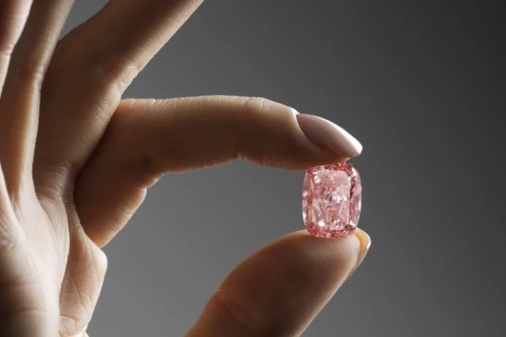 Williamson Pink Star, arrematado por US$ 57,7 milhões em 2022 – Divulgação/Sotheby's
