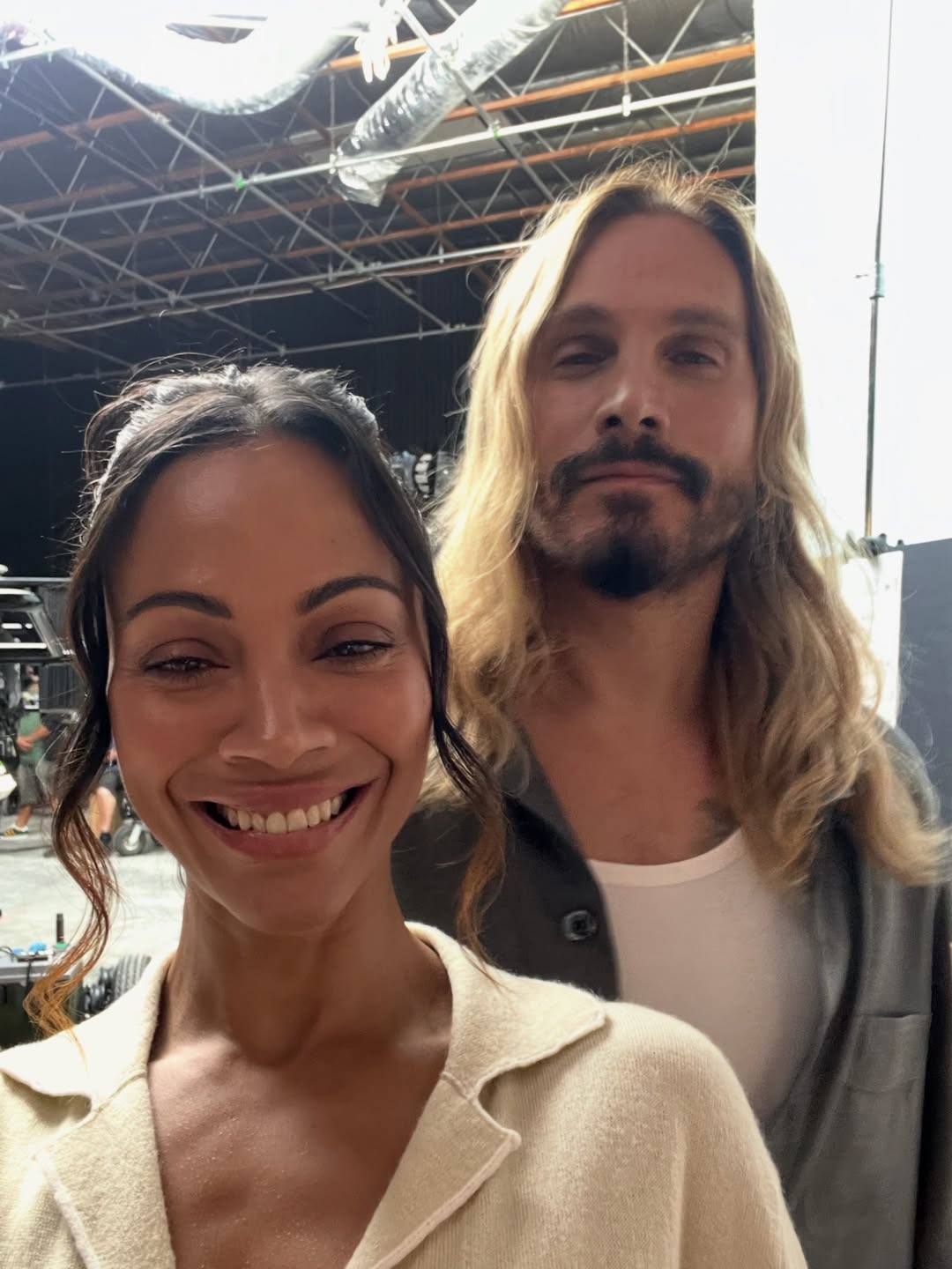 Na vida pessoal, Zoe Saldaña é casada desde 2013 com Marco Perego, que adotou o sobrenome Saldaña. O casal tem três filhos: os gêmeos Cy e Bowie, nascidos em 2014, e Zen, nascido em 2017.
