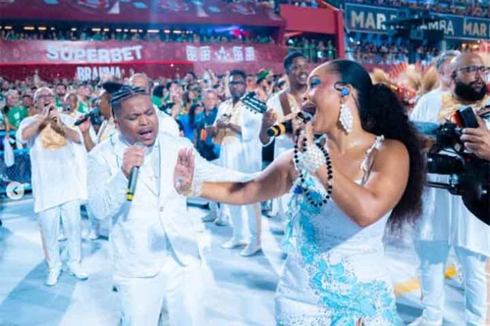 Jéssica Martin, a intérprete da Beija-Flor