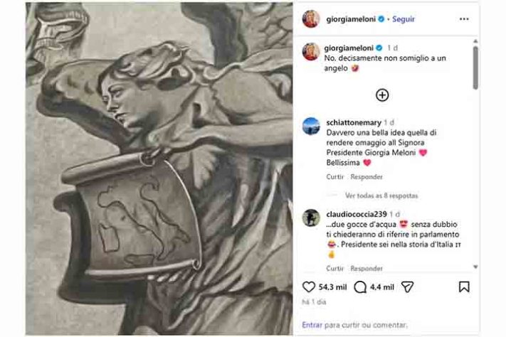 Primeira-ministra da Itália Giorgia Meloni