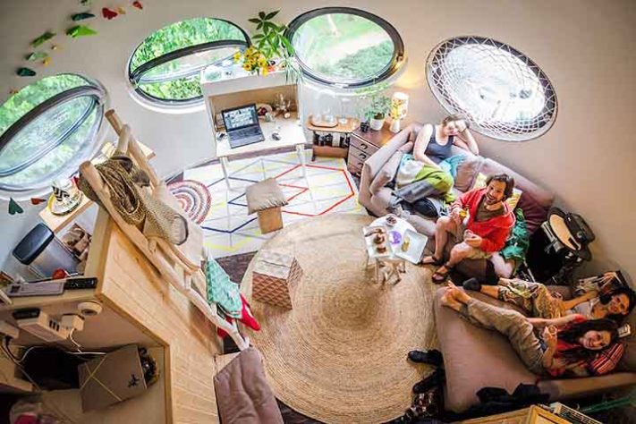 Bolwoningen, casas redondas holandesas localizadas no bairro de Maaspoort, em 's-Hertogenbosch, na Holanda - Jaap Joris Vens,/Wikimédia Commons