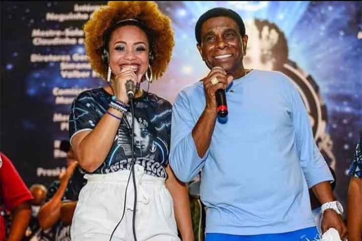 Jéssica Martin, a intérprete da Beija-Flor