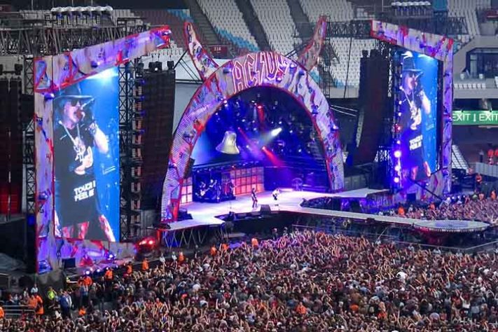 Banda de rock AC/DC volta ao Brasil