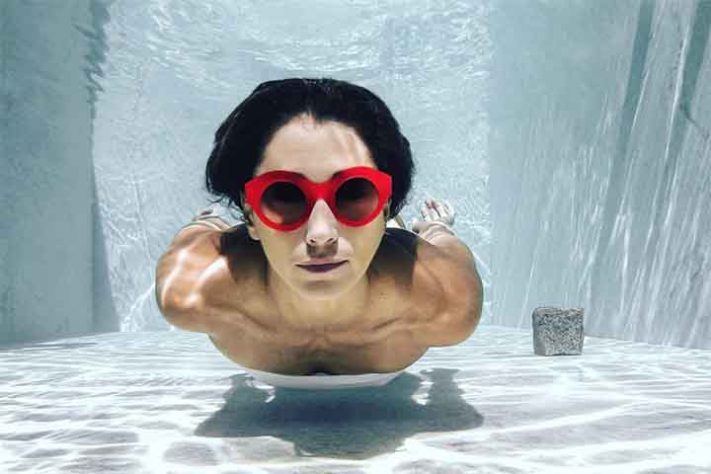 Jogadora de vôlei de praia Carol Solberg 