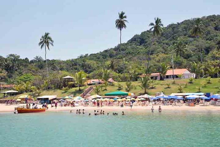 Praia de Ponta de Nossa Senhora de Guadalupe. Ilha dos Frades, Salvador - Reprodução do Flickr Mudestino Barroso