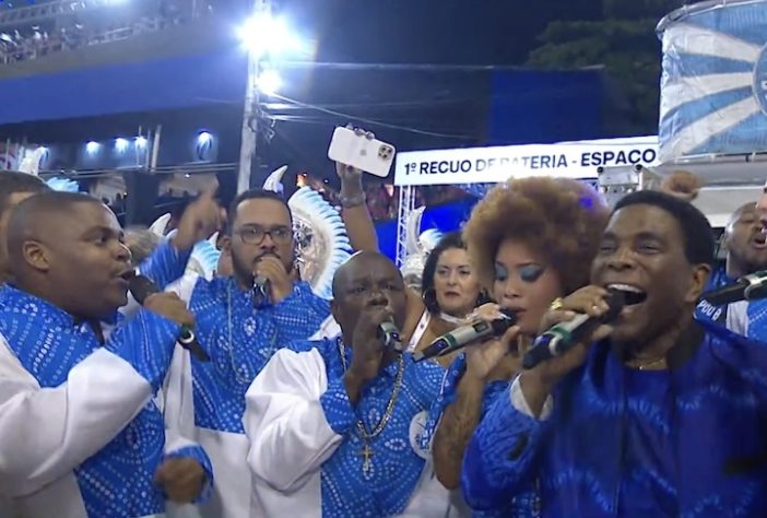 Jéssica Martin e Ninno, novos intérpretes da Beija-Flor em 2026 – Reprodução/TV Globo