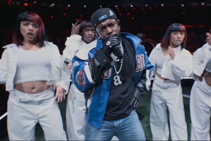Kendrick Lamar no Super Bowl 2025 – Reprodução