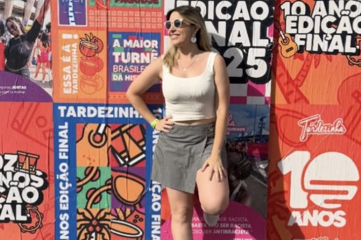 Repórter da Band Alinne Fanelli recusou convite da Globo – Reprodução @alinnefanelli