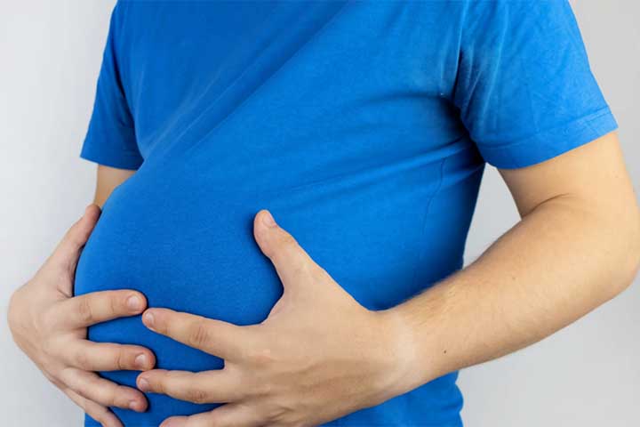 <p>Entre as consequências estão distensão abdominal, cólicas e sensação de peso.<br />
Em situações extremas, pode haver dificuldade para se alimentar adequadamente.</p>
