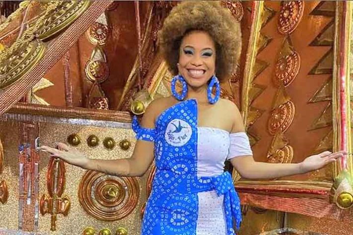 Jéssica Martin, a intérprete da Beija-Flor