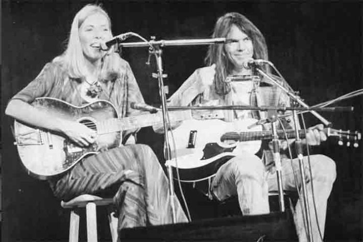 A carreira de Joni Mitchell