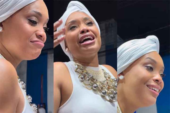 Jéssica Martin, a intérprete da Beija-Flor