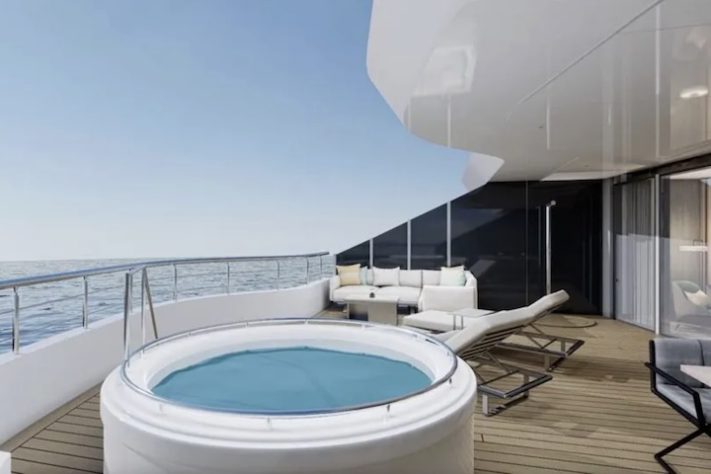 O navio Ilma é o primeiro cruzeiro cinco estrelas do mundo – Divulgação/The Ritz-Carlton Yacht Collection