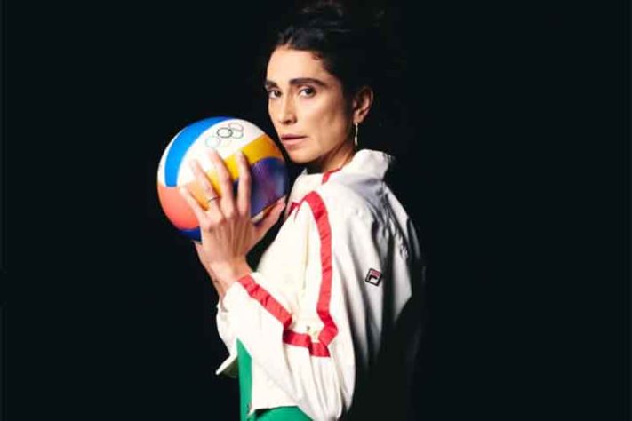 Jogadora de vôlei de praia Carol Solberg 