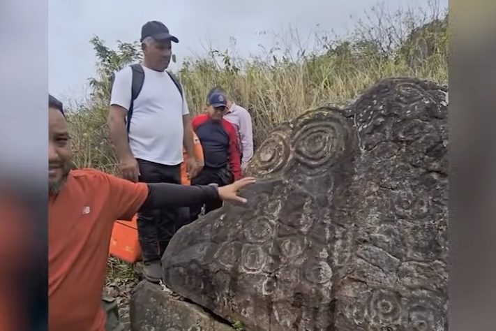 Grande complexo encontrado no leste da Venezuela pode ter entre 4.000 e 8.000 anos de idade — Reprodução