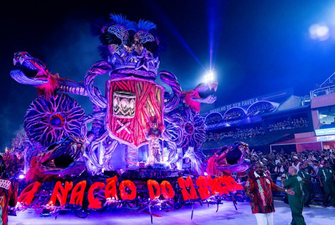 Grande Rio desfilou a força cultural e musical do Manguebeat no Carnaval 2026