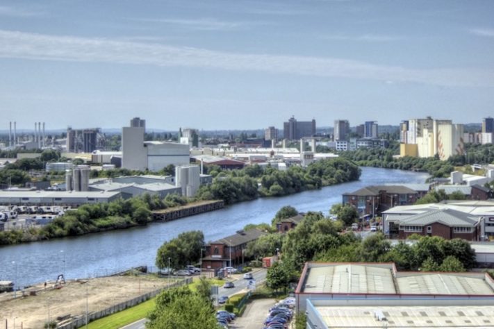 Manchester, Salford – Manchester Ship Canal, Salford by David Dixon